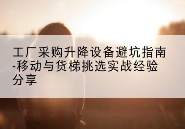路南移动式升降机怎么选-工厂采购升降设备避坑指南-移动与货梯挑选实战经验分享